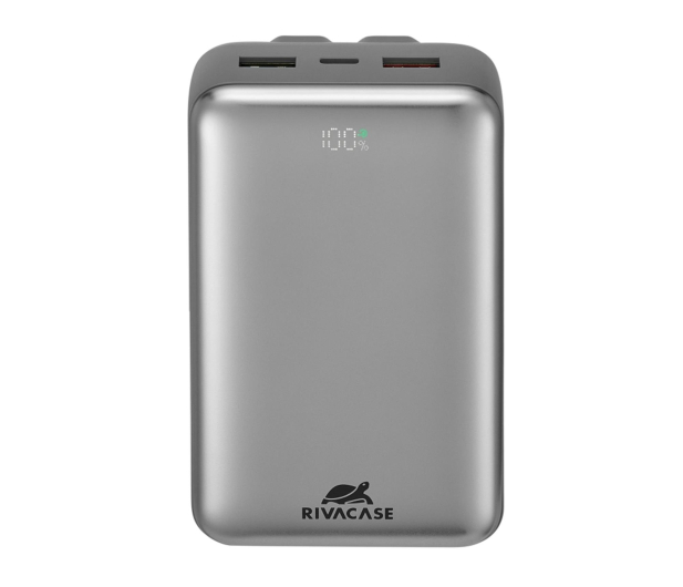 RIVACASE Powerbank VA2612 20000 mAh 30W szary - 1503843 - zdjęcie